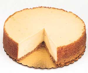 Tarta de queso con base